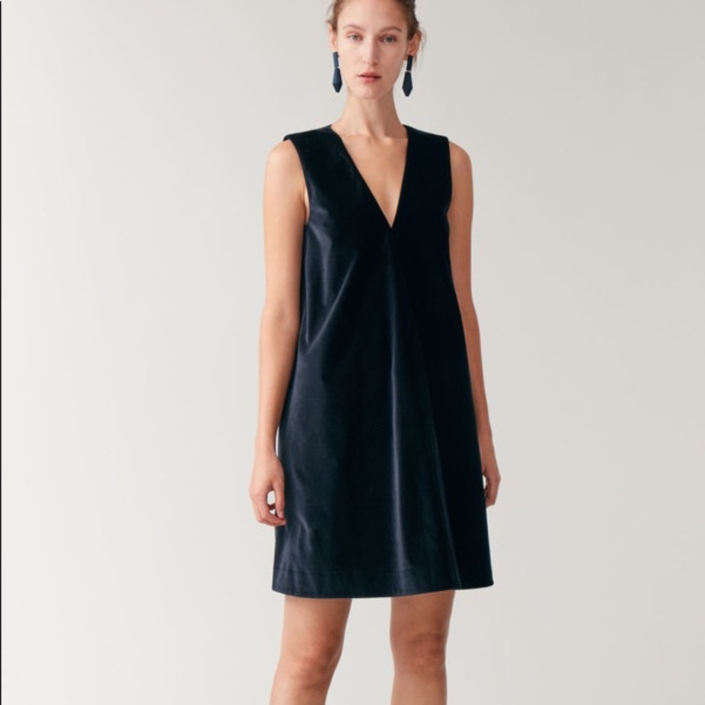 Cos velvet dress. Size 8.